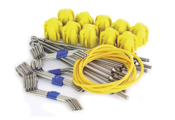Gemini Long Grip Assembly Kit Long Tail Wires geel