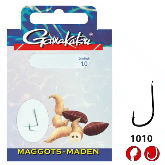 Gamakatsu MAGGOTS 1010B - Lijn lengte 45 cm