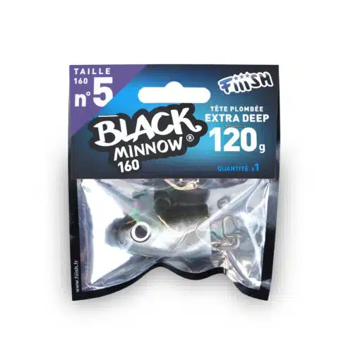 Fiiish Black Minnow 120 gram loodkop nr 5