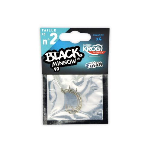 BM147 Fiiish Black Minnow 9cm Krog Haken
