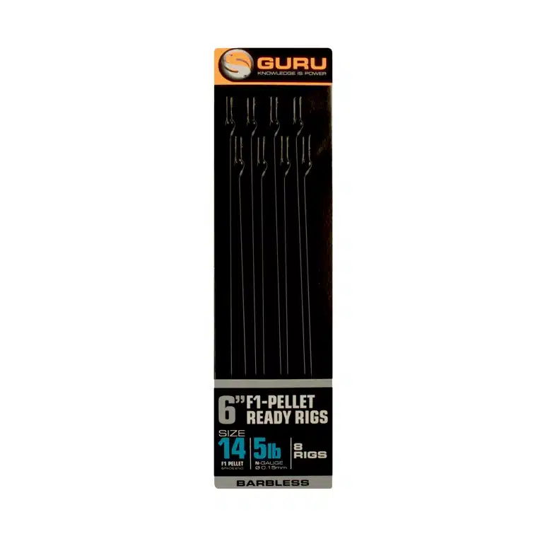 Guru F1 Pellet Ready Rigs 15cm (weerhaakloos)