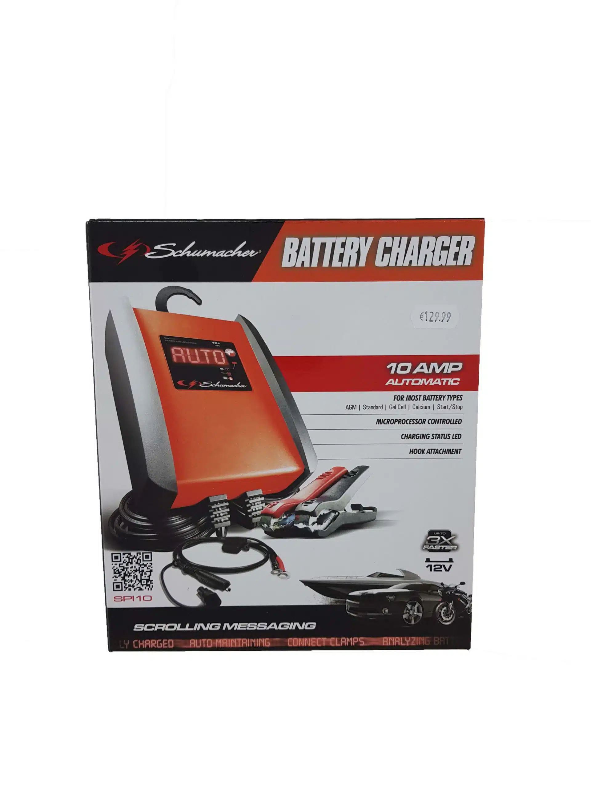 Schumacher Battery Charger 12V 10A