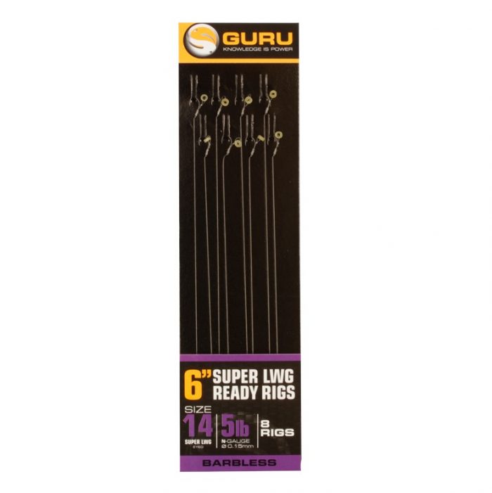 Guru Super LWG Ready Rigs 15cm (weerhaakloos)