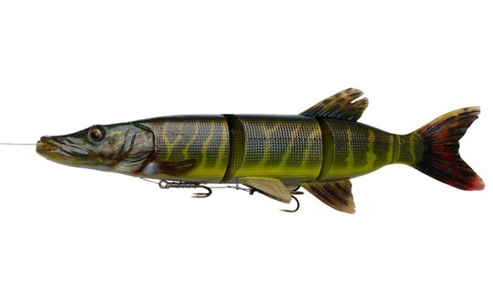 Savage Gear 4D Line Thru Pike 37cm 355g SS Striped Pike