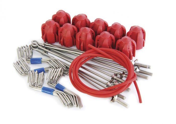 Gemini STD Grip assemble kit - long tail/red
