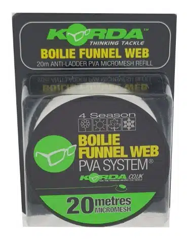 Korda Boilie Funnel Web Hexmesh Refill 20m