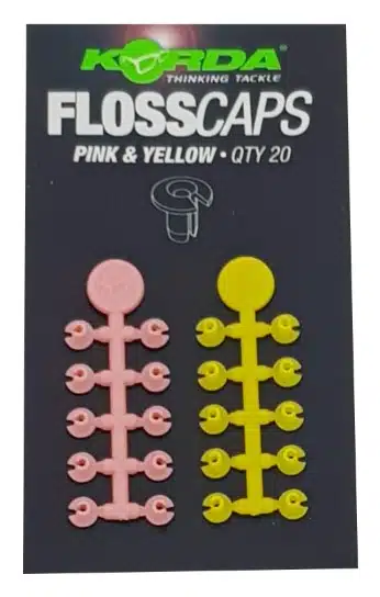 Korda Floss Caps Pink & Yellow