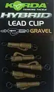Korda Hybrid Lead Clip Gravel 8pcs
