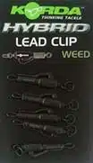 Korda Hybrid Lead Clip Weed 8pcs