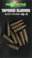 Korda Tapered Sleeves Muddy Brown 10pcs