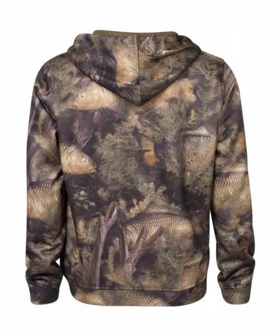 Fishouflage Thermal Fleece Hoodie with Kangaroo Pocket - Afbeelding 2