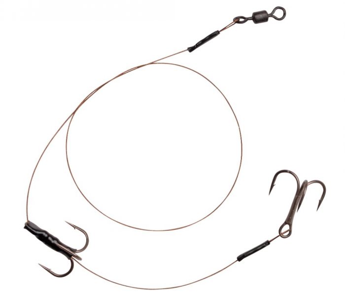 SPRO HD Baitfish Rig 7x7 Wire 2x Treble 13B - Afbeelding 2