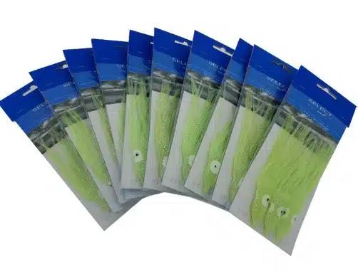 Select Octopus 12 cm fluorescerend groen 10x3