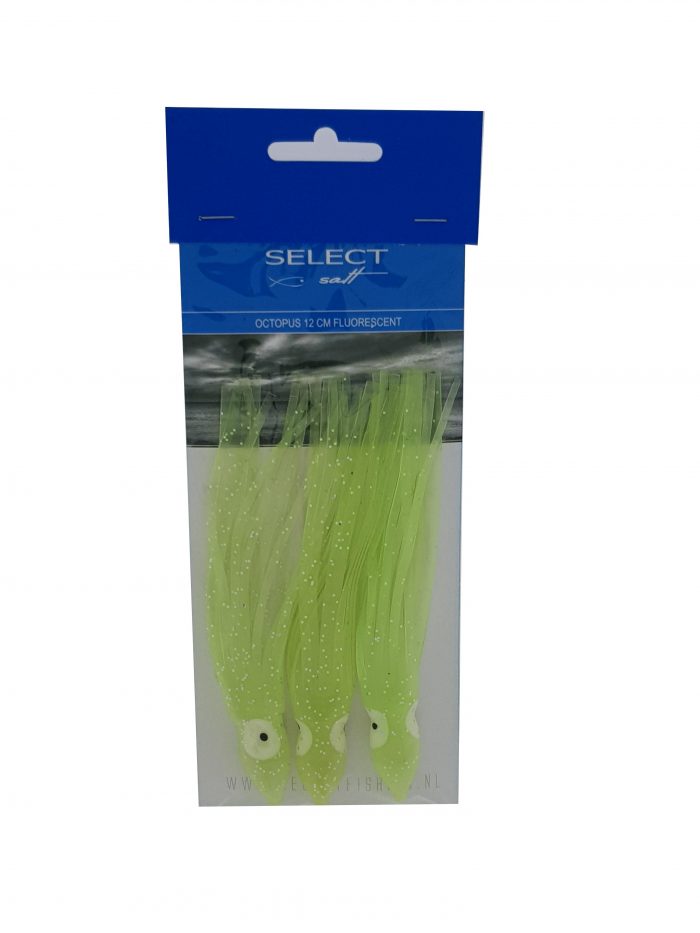 Select Octopus 12 cm fluorescerend groen 10x3 - Afbeelding 2