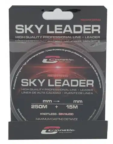 Cinnetic Skyleader 250m + 15m Red