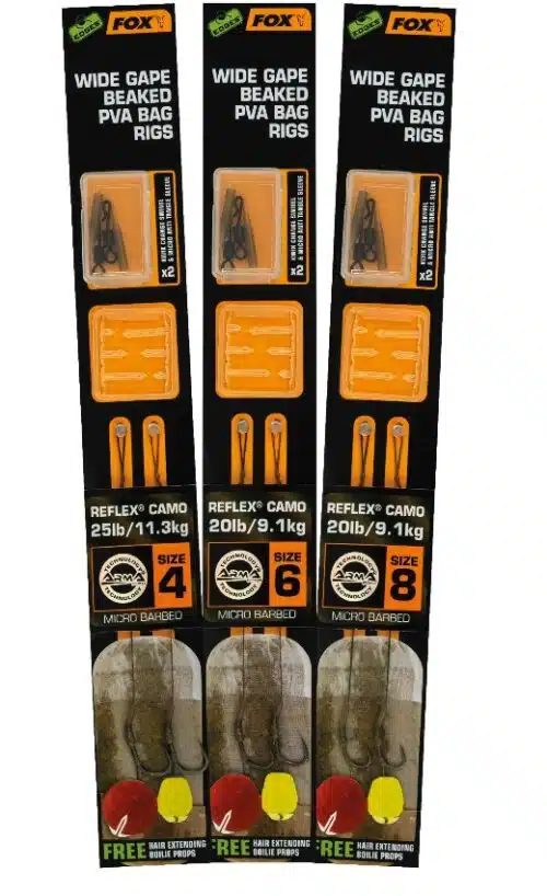 Wide Gape Beaked PVA Bag Rigs 2pcs