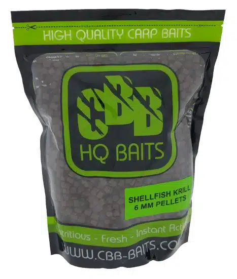 CBB HQ Baits Shellfish Krill Pellet 1kg - Afbeelding 2