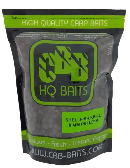 CBB HQ Baits Shellfish Krill Pellet 1kg - Afbeelding 3
