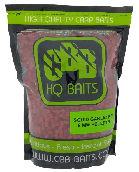 CBB HQ Baits Squid Garlic RR Pellet 1kg - Afbeelding 2