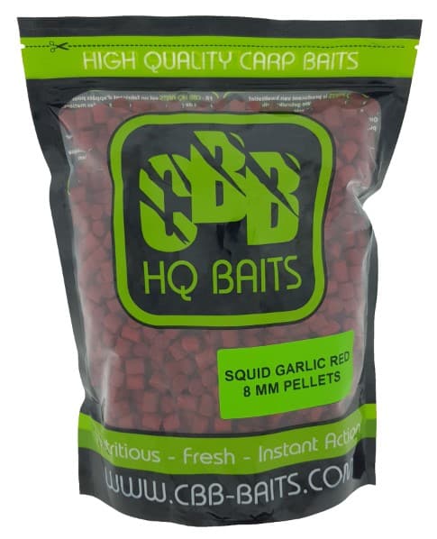 CBB HQ Baits Squid Garlic RR Pellet 1kg - Afbeelding 3