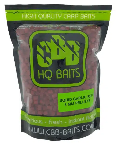 CBB HQ Baits Squid Garlic RR Pellet 1kg - Afbeelding 3
