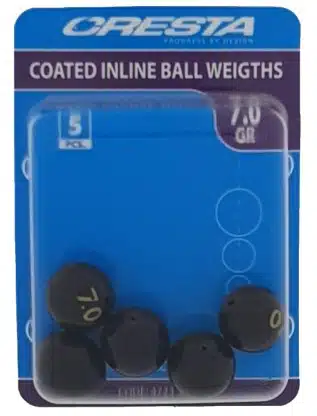 Cresta Coated Inline Ball Weights
