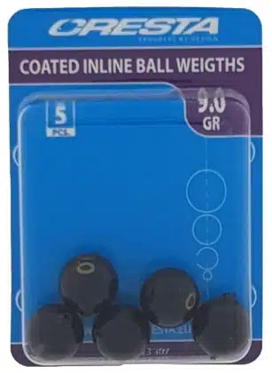 Cresta Coated Inline Ball Weights