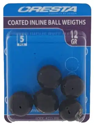 Cresta Coated Inline Ball Weights