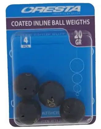 Cresta Coated Inline Ball Weights