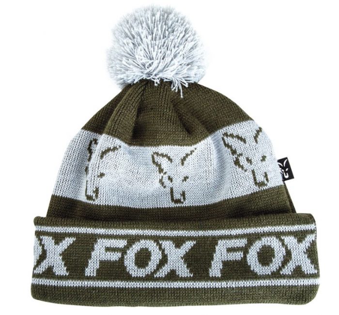 Fox Collection FleeCe Lined Bobble Green/Silver