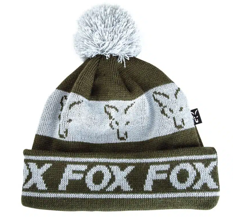 Fox Collection FleeCe Lined Bobble Green/Silver