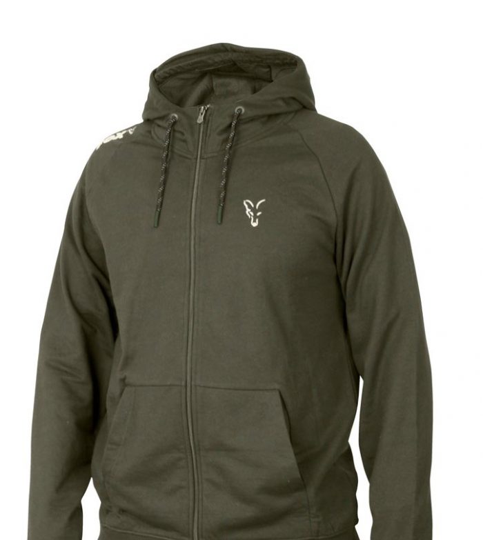 Fox Collection Lightweight Hoody Green Silver