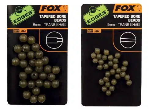 Fox Edges Tapered Bore Beads