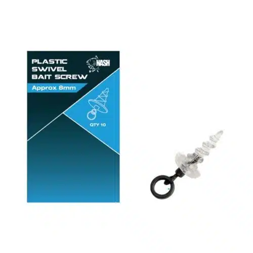 Nash PLastic Swivel Bait Screws 8mm 10pcs