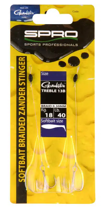 Softbait Braided Zander Stinger 40Lbs 2pcs