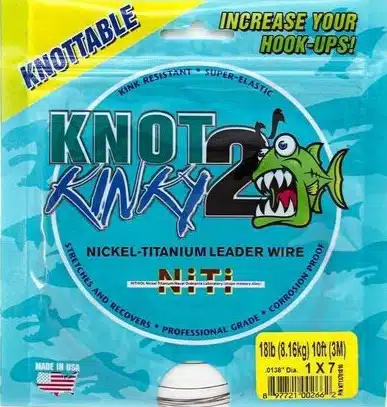 Knot 2 Kinky 1x7 titanium -12lb 3m