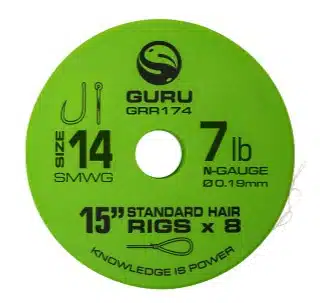 Guru Standard Hair Rigs 15" 8pcs - Afbeelding 3