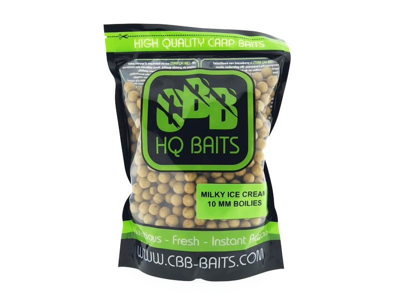 CBB HQ Baits Milky Ice Cream Boilie 1kg