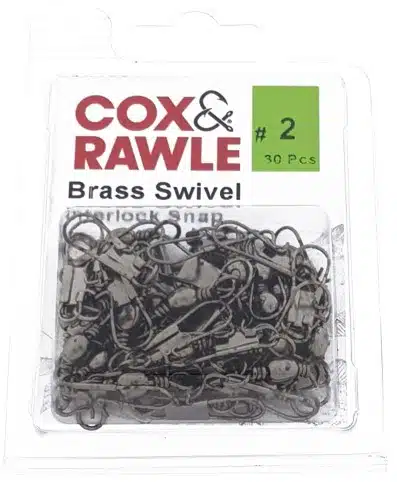Cox & Rawle Brass Swivel Interlock Snap 30pcs