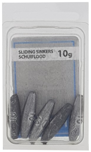 Go Fish Sliding Sinkers Schuiflood - Nipro Hengelsport
