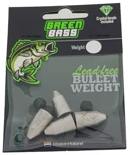 Green Bass Lead-Free Bullet Weight