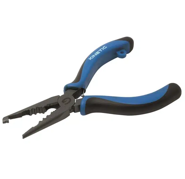 Kinetic CS heavt Duty Splitring Plier 6,5" Curved Nose Black/Blue