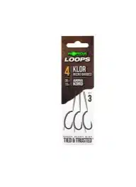 Korda Ready Tied Loops Klor Micro Barbed 3pcs
