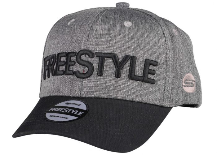 Freestyle Grey Black Base Cap