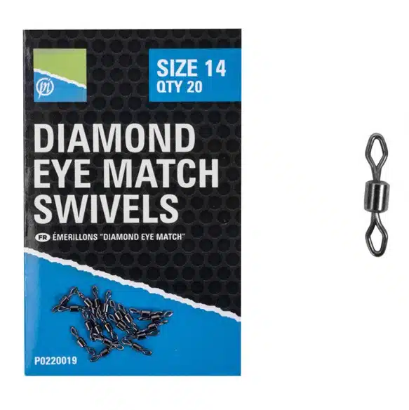 Preston Diamond Eye Match Swivel
