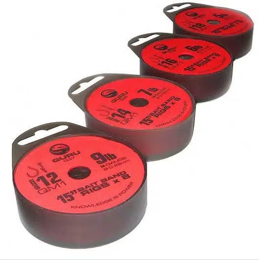 Guru QM1 Ready Rigs Bait Band 15 inch 8 pcs