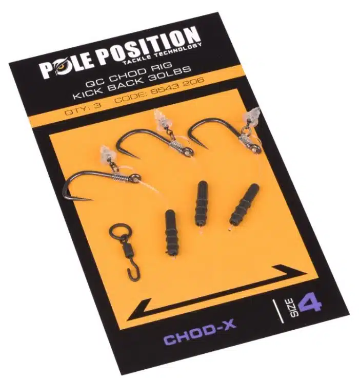 Pole Position QC Chod Rig Kick Back 30lbs 3pcs