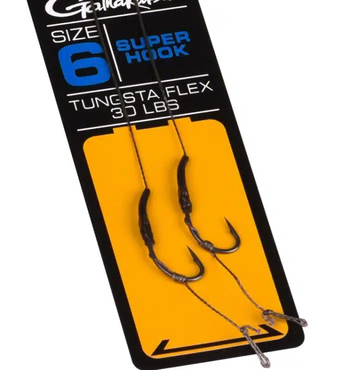 Pole Position Super Hook Claw Rig Tungsta Flex 30lbs 2pcs - Afbeelding 2