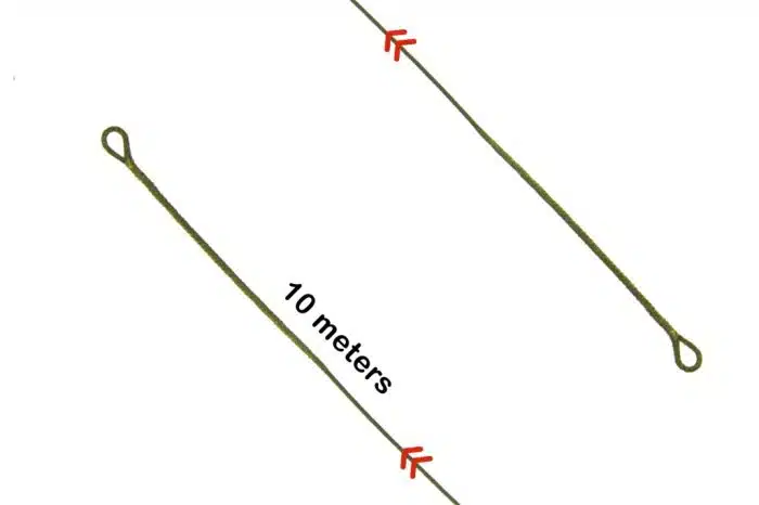 PB Hollow Kevlar Looped Leader 10m 2pcs - Afbeelding 2