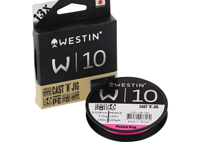 W10 Cast 'n' Jig 13 Braid Pickled Pink 110m